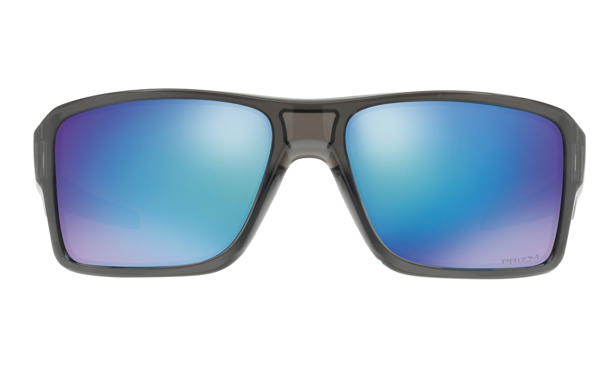 Official Oakley Standard Issue Double Edge Prizm Sapphire Polarized Lenses,  Grey Smoke Frame Sunglasses | Oakley Standard Issue