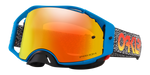 Oakley Airbrake MX Goggles Blue Crackle Strap/Prizm MX Torch Iridium Lenses OO7046-E3