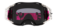 Oakley Airbrake MX Goggles Black Splatter Strap/Dark Grey Lenses OO7046-E4