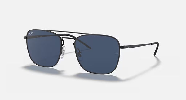 Ray-Ban RB3588 Matte Black Frame/Dark Blue Lens RB3588 901480 55