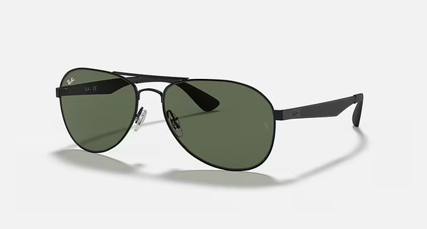 Ray-Ban RB3549 Matte Black Frame/Green Lens RB3549 006/71 61