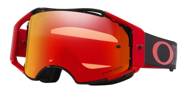 Oakley Airbrake MTB Troy Lee Designs Series Goggles Troy Lee Design Trippy Black Strap/Prizm MX Torch Iridium Lenses OO7107-20