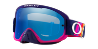 Oakley O-Frame 2.0 PRO MTB Troy Lee Designs Series Goggles Navy Stripes Strap/Black Ice Iridium Lenses OO7117-16