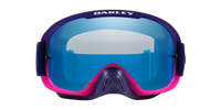 Oakley O-Frame 2.0 PRO MTB Troy Lee Designs Series Goggles Navy Stripes Strap/Black Ice Iridium Lenses OO7117-16