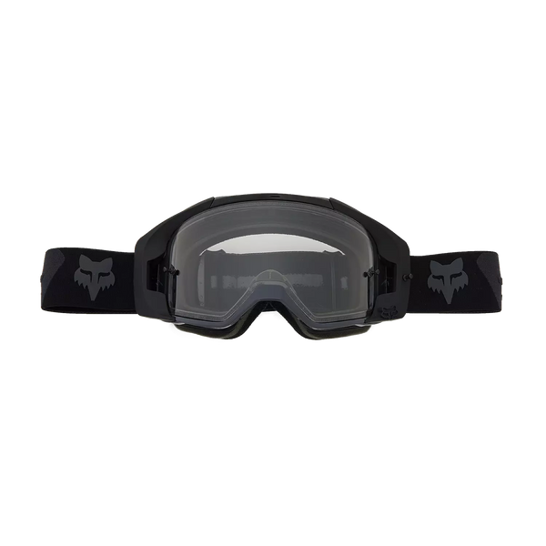 Fox Racing Vue MX Goggles Core Black w/Dark Grey Lens (31353-001-OS)