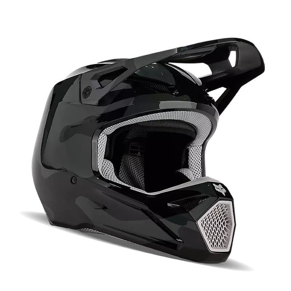 FOX V1 BNKR Helmet Black Camo 31375-247