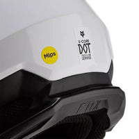 FOX Racing V1 Core Off-Road Helmet White/Matte Black 32621-008, 32621-255