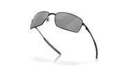 Oakley Square Wire Sunglasses Polished Black Frame/ Prizm Black Lens OO4075-1360