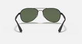 Ray-Ban RB3549 Matte Black Frame/Green Lens RB3549 006/71 61