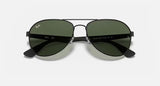 Ray-Ban RB3549 Matte Black Frame/Green Lens RB3549 006/71 61