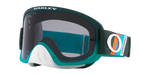 Oakley O-Frame 2.0 PRO MTB Troy Lee Designs Series Goggles Hunter Green Stripes Strap/Dark Grey Lenses OO7117-17