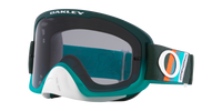 Oakley O-Frame 2.0 PRO MTB Troy Lee Designs Series Goggles Hunter Green Stripes Strap/Dark Grey Lenses OO7117-17