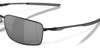 Oakley Square Wire Sunglasses Polished Black Frame/ Prizm Black Lens OO4075-1360