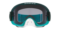 Oakley O-Frame 2.0 PRO MTB Troy Lee Designs Series Goggles Hunter Green Stripes Strap/Dark Grey Lenses OO7117-17