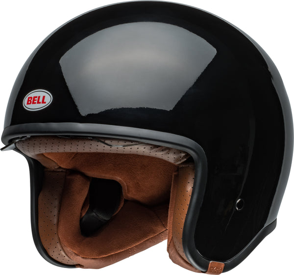 BELL TX501 Jet/Half Helmet Solid Black/Matte Black/Vintage White