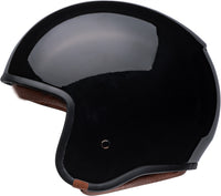 BELL TX501 Jet/Half Helmet Solid Black/Matte Black/Vintage White