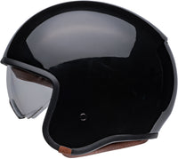 BELL TX501 Jet/Half Helmet Solid Black/Matte Black/Vintage White