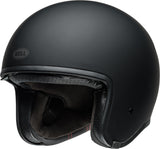 BELL TX501 Jet/Half Helmet Solid Black/Matte Black/Vintage White