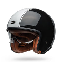 BELL TX501 Jet/Half Helmet Rally Gloss Black/White