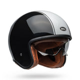 BELL TX501 Jet/Half Helmet Rally Gloss Black/White