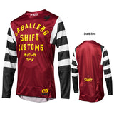 Shift 3LACK Caballero Jersey Black/Dark Red