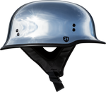 HIGHWAY 21 9mm German Beanie Helmet Chrome