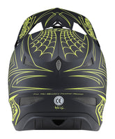 Troy Lee Designs D3 FiberLite SPIDERSTRIPE Bicycle Helmet